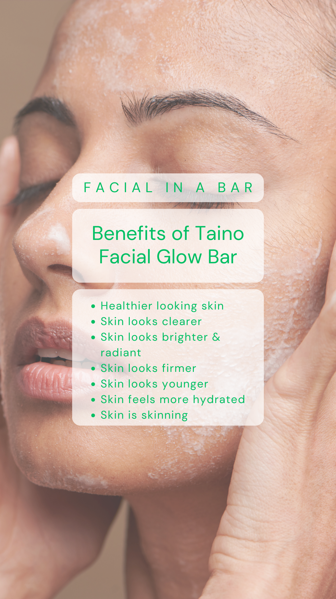 Taino Facial Glow Bar - Ireora Skincare