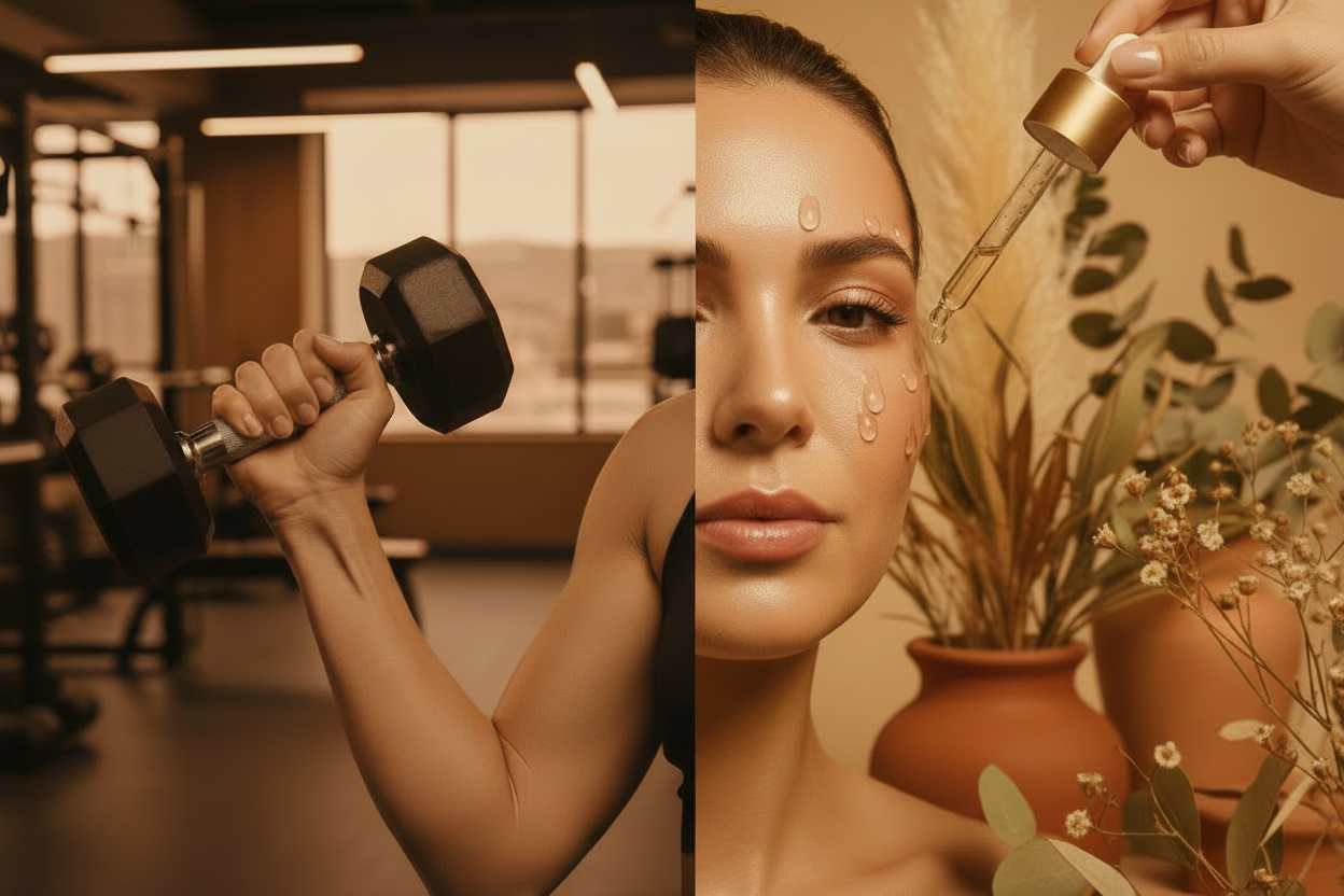 Strength Training Skin Benefits and What Lifting Weights Does to Your Skin