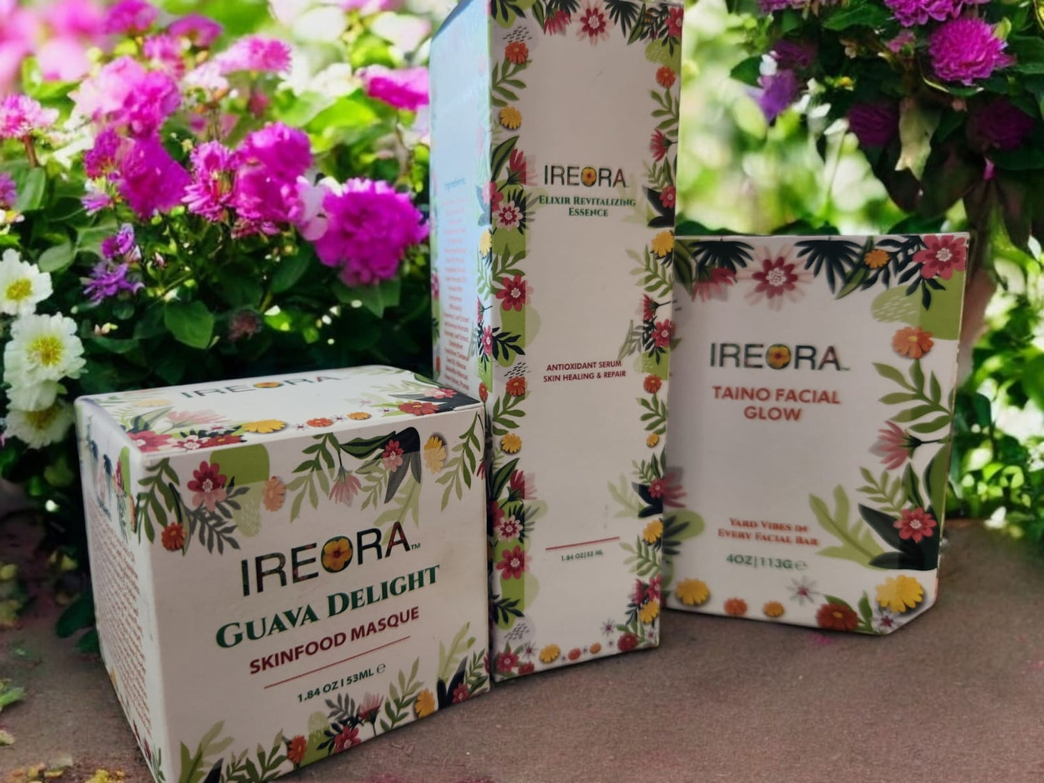 Ireora Skincare 3-Step Jamaican Botanical Skincare Regimen